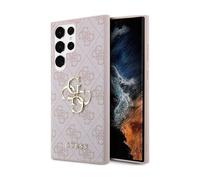 Guess Housse 4G Big Metal Logo Rose - Galaxy S23 Ultra