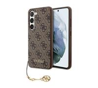 Guess Housse 4G Charms Collection Marron - Galaxy A35