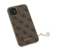 Guess Housse 4G Charms Collection Marron - iPhone 11