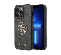Guess Housse 4G Metal Logo gris foncé - iPhone 14 Pro Max