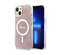 Guess Housse 4G Pour Magsafe Rose - iPhone 14 Plus