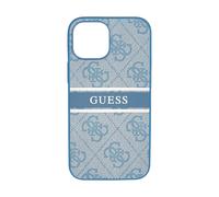 Guess 4G Printed Stripe - Housse pour iPhone 13 Mini (bleu)