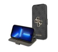 Guess Housse Booktype 4G Big Metal Logo Bleu - iPhone 13 Pro Max
