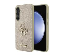 Coque pour Samsung Galaxy S23 FE Paillette Silicone Rigide Dorée