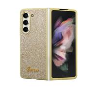 Guess Glitter Back Case - Convient pour Samsung Galaxy Z Fold 5 (F946) - Or
