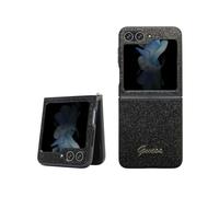 Guess Housse Glitter Script Noir - Galaxy Z Flip5