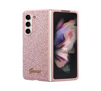 Guess Housse Glitter Script Rose - Samsung Galaxy Z Fold 5
