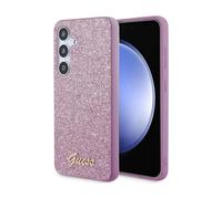 Guess Housse Glitter Script Violet - Galaxy S24