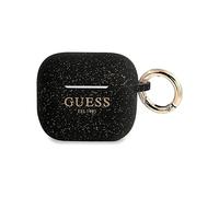 Guess Housse GUA3SGGEK Silicone Glitter Noir - Pour AirPods 3