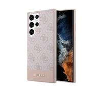 Guess Housse GUHCS23LG4GLPI 4G Stripe Collection Rose - Galaxy S23 Ultra