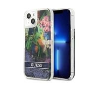 Guess Housse Liquid Glitter Paisley Gold - iPhone 13 Mini