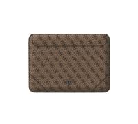 Guess Housse magnétique pour ordinateur Modèle 4G Triangle 13/14 pouces Marron G