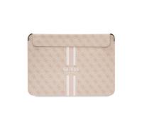 Guess Housse magnétique pour ordinateur 16 pouces Imprimé 4G Stripe Rose