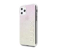 Guess Housse paillettes or/rose - iPhone 11 Pro