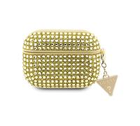 Guess Housse Rhinestone Triangle Charm Gold - AirPods Pro 2