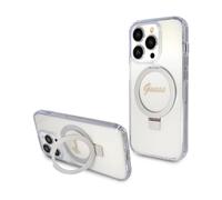 Guess Housse Script Logo Pour Magsafe Transparent - iPhone 15 Pro Max