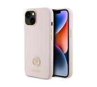 Coque Guess en Silicone Rigide pour Apple iPhone 15/14/13 6.1 - rose