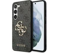 Guess HoussePolyuréthane4G Métal Logo Samsung Galaxy A35 5G Gris