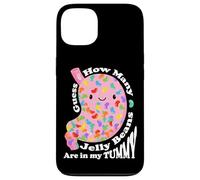 Guess How Many Jelly Beans are in My Tummy Funny Kawaii Coque pour iPhone 13