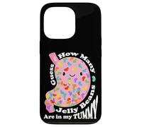 Guess How Many Jelly Beans are in My Tummy Funny Kawaii Coque pour iPhone 13 Pro