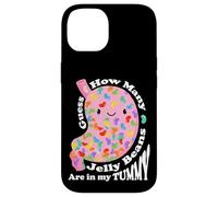 Guess How Many Jelly Beans are in My Tummy Funny Kawaii Coque pour iPhone 14