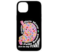 Guess How Many Jelly Beans are in My Tummy Funny Kawaii Coque pour iPhone 14 Plus