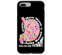 Guess How Many Jelly Beans are in My Tummy Funny Kawaii Coque pour iPhone 7 Plus/8 Plus