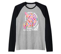 Guess How Many Jelly Beans are in My Tummy Funny Kawaii Manche Raglan