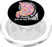Guess How Many Jelly Beans are in My Tummy Funny Kawaii PopSockets PopGrip pour MagSafe