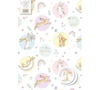 GUESS HOW MUCH I LOVE YOU Lot de 2 feuilles de papier cadeau pour anniversaire et célébrations