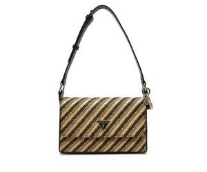Guess Hwwg92 10190 Simona Flap Shoulder Bag Borsa Da Spalla Femme Rafia Naturel