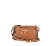 Guess Noelle DBL Pouch Crossbody, Bag Women, Cognac léger, Taille Unique