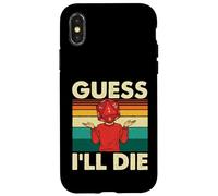 Guess I'll Die - Jeux de Table RPG D20 Tabletop Coque pour iPhone X/XS