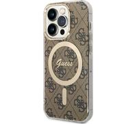 Coque pour iPhone 15 Pro - IML 4G MagSafe (GUHMP15LH4STW) - Marron