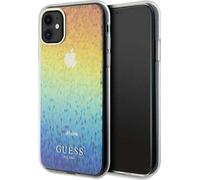 Guess Iml Faceted Mirror Disco Iridescent Case For Iphone 11 / Xr - Multicolor