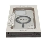Guess IML Rhinestones Case with MagSafe for iPhone 16 Pro 6.3"" Clear - GUHMP16LPFTDTEH