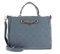 GUESS Izzy Peony Girlfriend Satchel Light Denim Logo [246915] - sac à épaule sacoche