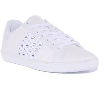 Guess Jacobb Baskets À Lacets Cloutées Pour Femmes En Nude UK 3 - 8