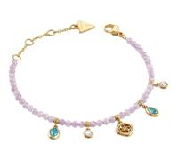 GUESS Jaipur Splendor Beads & Charms Bracelet Yellow Gold/Rose doré