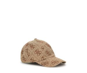 GUESS Jeanie Jcq MCR Allvr Bsbll Casquette avec logo Atlantique, taille unique, beige, Taille Unique