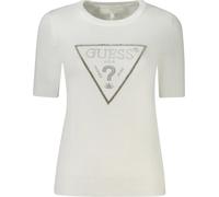 Guess Jeans Blouse avec détails contrastés et applications de strass : Taille - M Taille : M