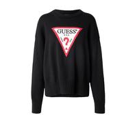 GUESS JEANS Pull-over rouge foncé / noir / blanc, Taille L