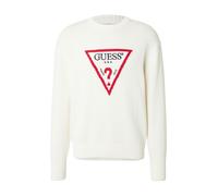 GUESS JEANS Pull-over rouge / noir / blanc, Taille L