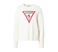 GUESS JEANS Pull-over rouge / noir / blanc, Taille L