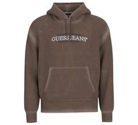 Guess Jeans Reg America Trad Hoodie Marron M Homme