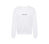 GUESS JEANS Sweat-shirt bleu foncé / blanc, Taille S