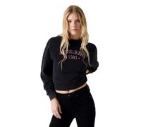 Sweatshirt crop femme Guess Noir L
