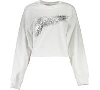 GUESS JEANS SWEATSHIRT SANS FERMETURE FEMME BLANC : Couleur - Blanc, Taille - 2XL Taille : 2XL Couleur : Blanc