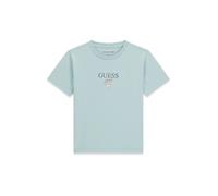 GUESS JEANS T-shirt 'BABY BAKER' bleu marine / menthe / rouge / blanc, Taille L