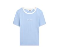 GUESS JEANS T-shirt bleu ciel / blanc, Taille XS